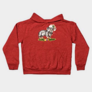 Christmas Dachshund Kids Hoodie